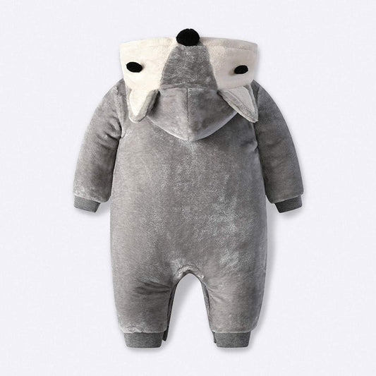 Infant Baby Boys Girls Snowsuits Overcoat Winter Warm Clothes Cartoon Fox Snow Wear Outerwear 3-24 Months