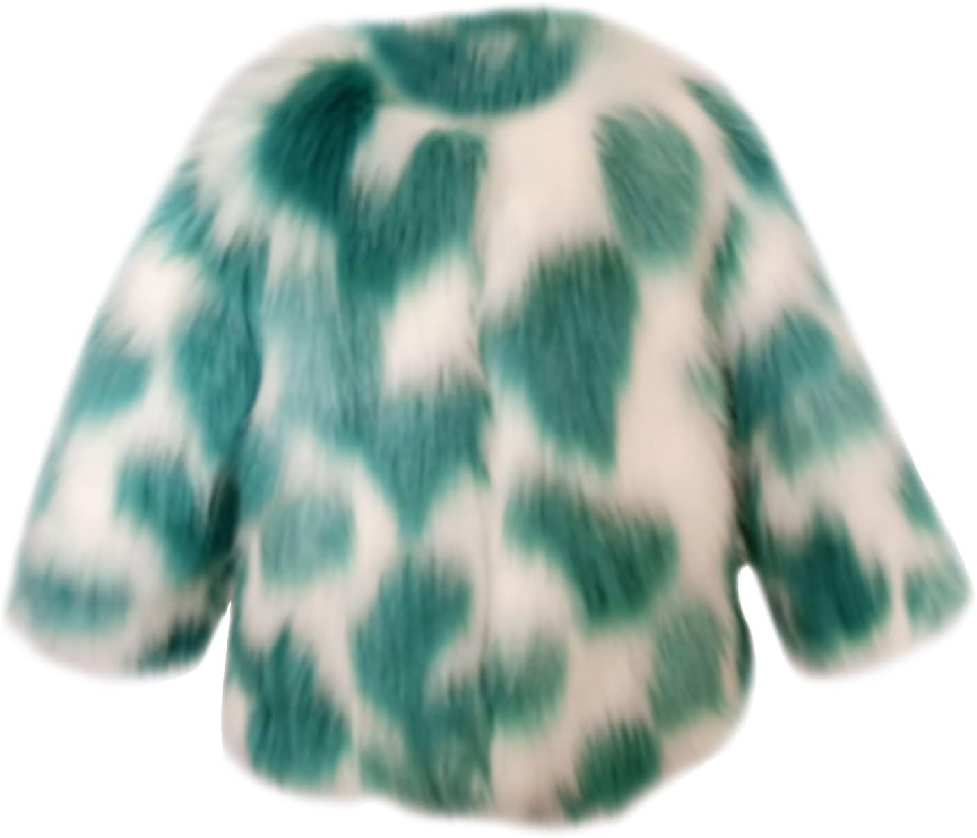 Baby Girls Shaggy Faux Fur Coat Jacket Toddler Fuzzy Cute Winter Kids Clothes Fluffy Thick Outerwear Overcoat U31S