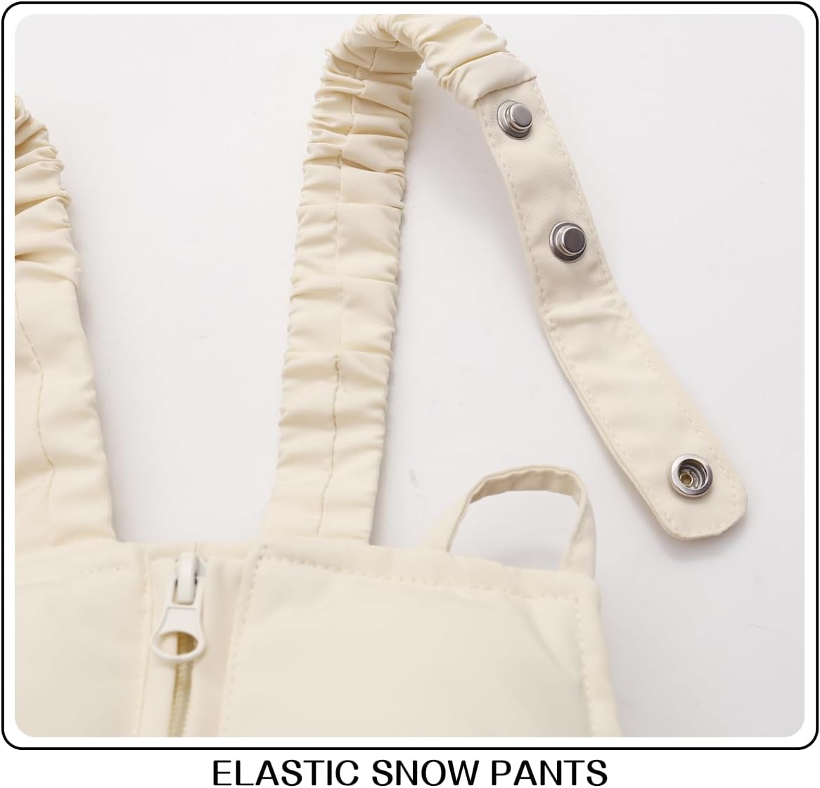 Toddler Snow Suit Baby Snowsuit Girl Pants Boy Winter Coat Ski Bibs Jacket 1-5T