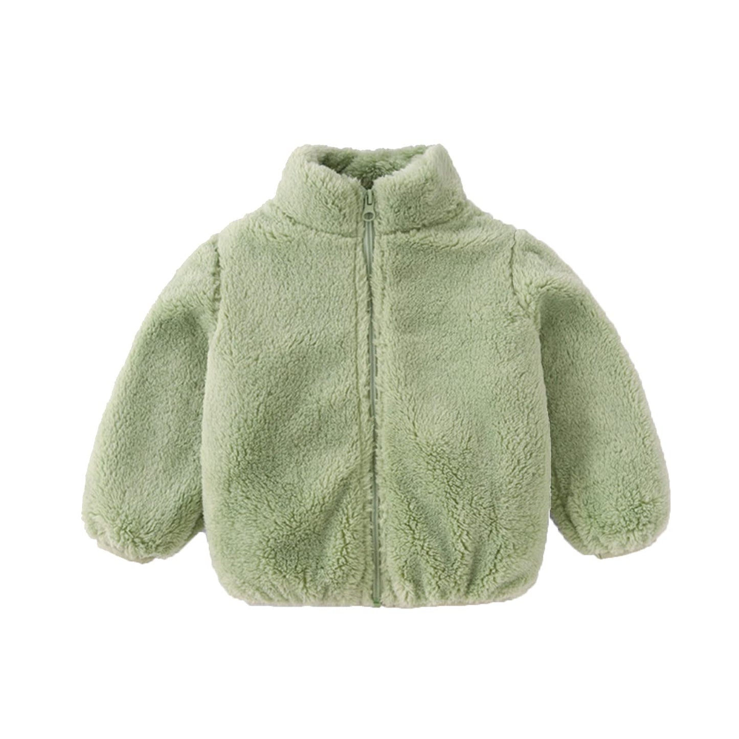Little Kids Clothes Faux Fur Jacket Baby Faux Fur Coat Girl Boy Toddler Children Fall Winter Jacket Outerwear 6M-4Y