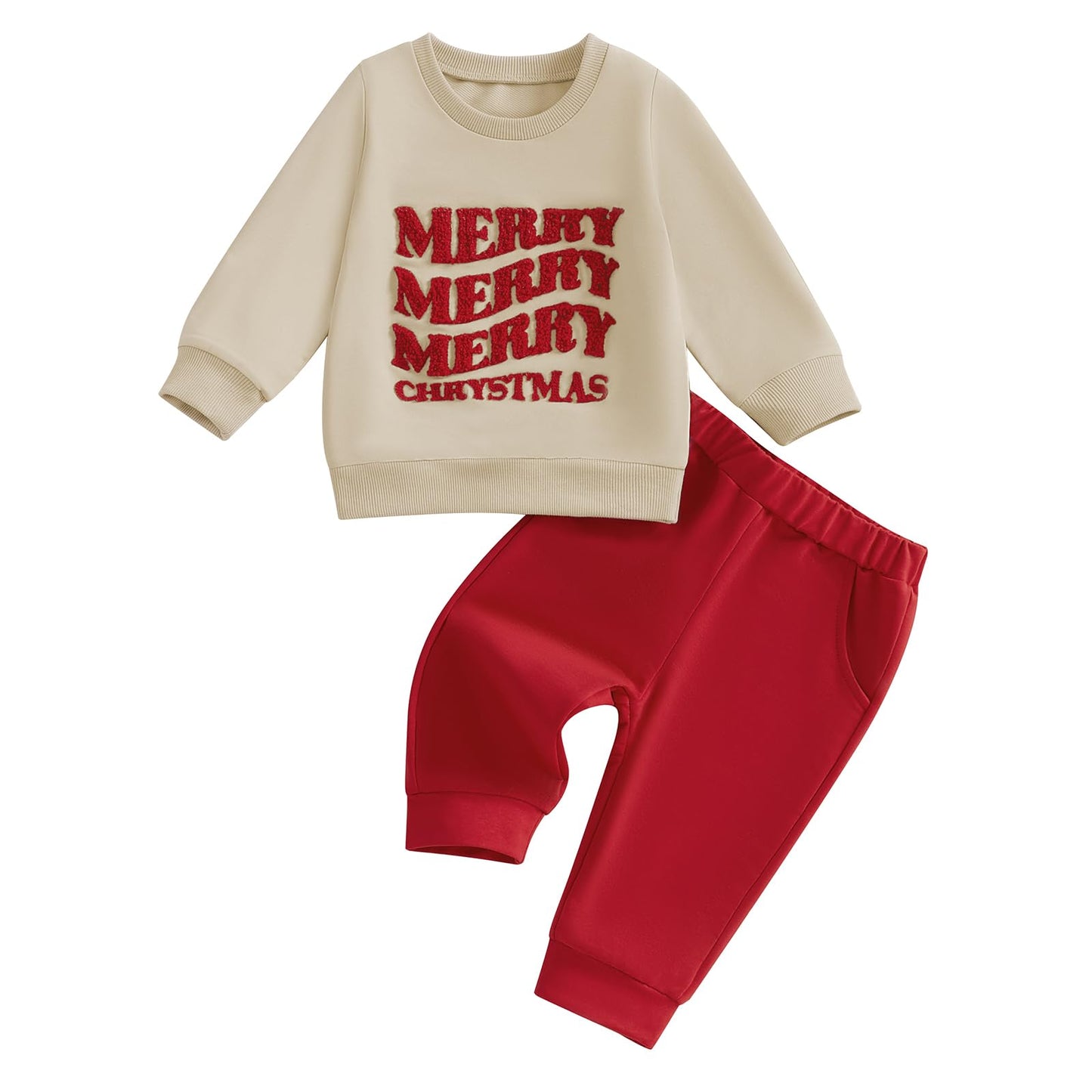 TheFound Toddler Baby Girl Clothes 6 12 18 Months 2T 3T 4T Long Sleeve Pullover Sweatshirt Top Pant Infant Fall Winter Outfit