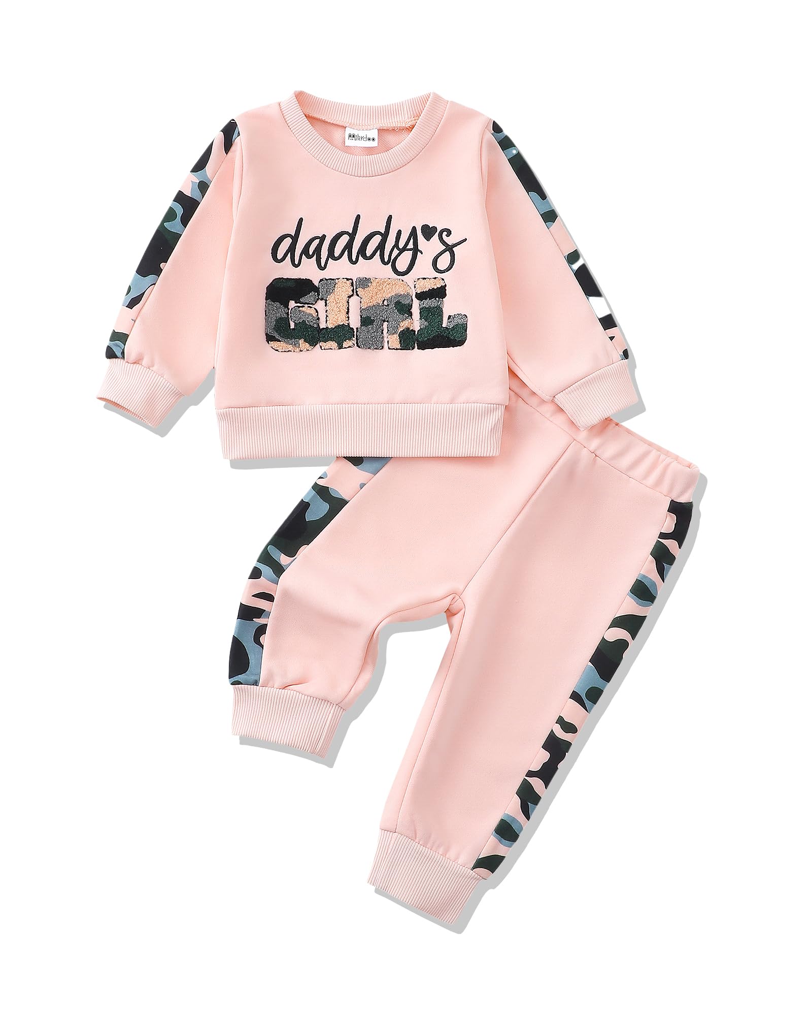 Mikrdoo Toddler Baby Girl Clothes Pants Set Toddler Pullover Tops Fall Winter Outfits