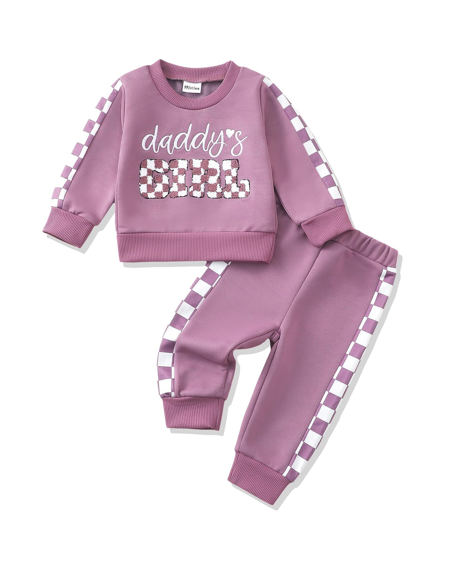 Mikrdoo Toddler Baby Girl Clothes Pants Set Toddler Pullover Tops Fall Winter Outfits