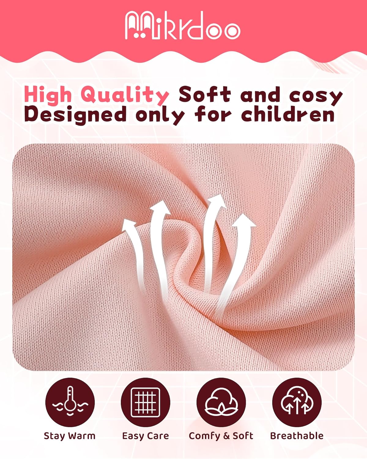 Mikrdoo Toddler Baby Girl Clothes Pants Set Toddler Pullover Tops Fall Winter Outfits