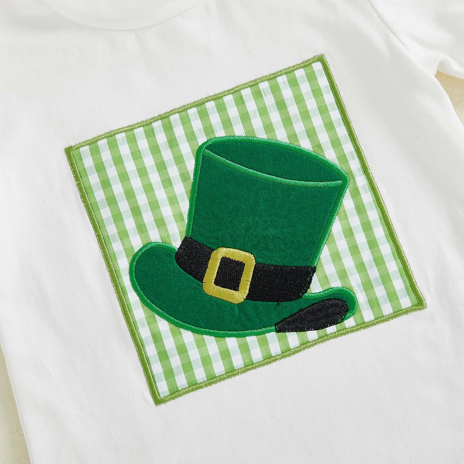 Baby Boy St Patricks Day Outfit Short Sleeve T-Shirt Green Plaid Shorts Summer Clothes Toddler Outfits